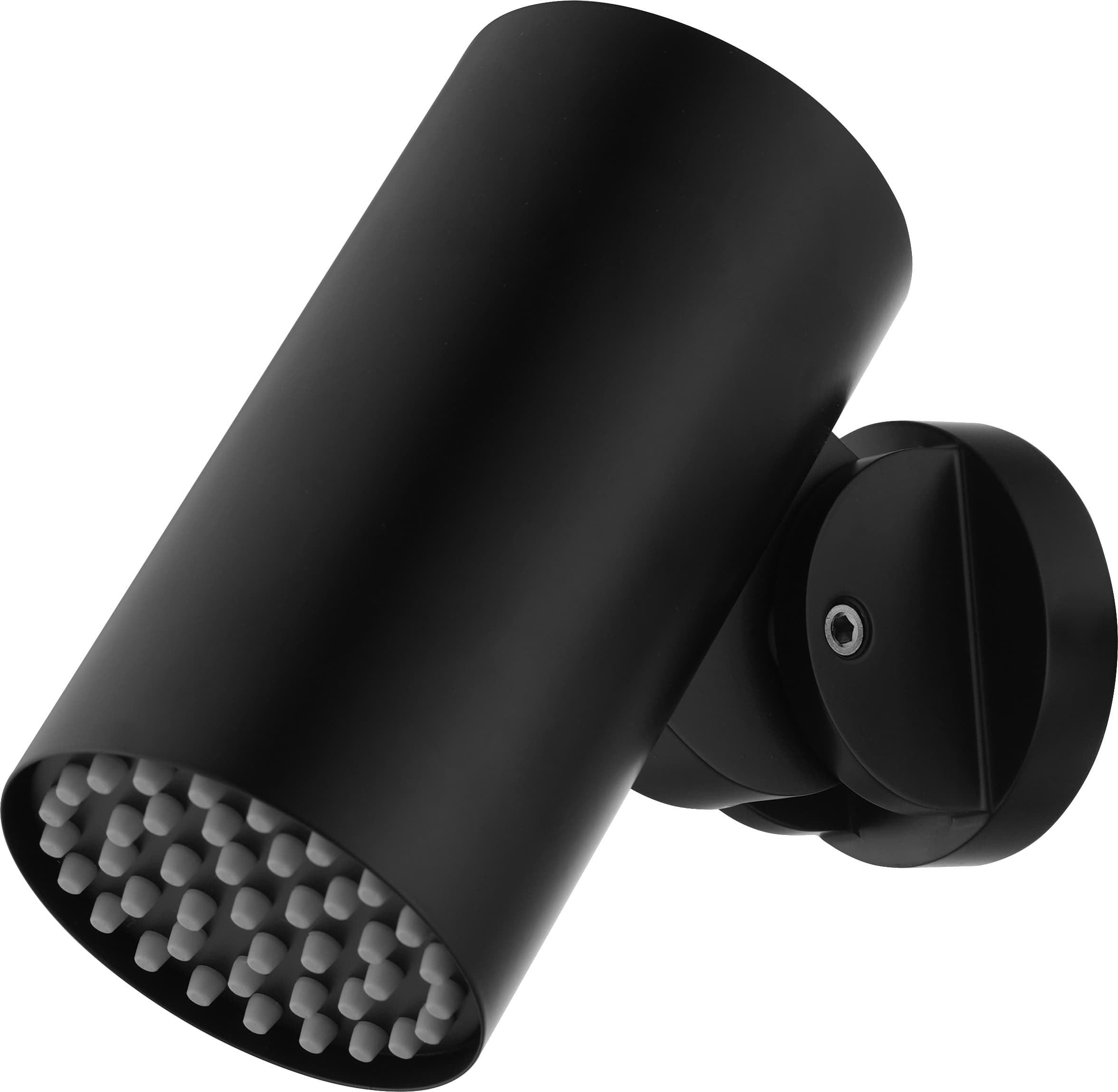 Κεφαλή Ντους Spotlight Στρογγυλή Imex Tube RDN007/NG Ματ Μαύρο Ø76mm