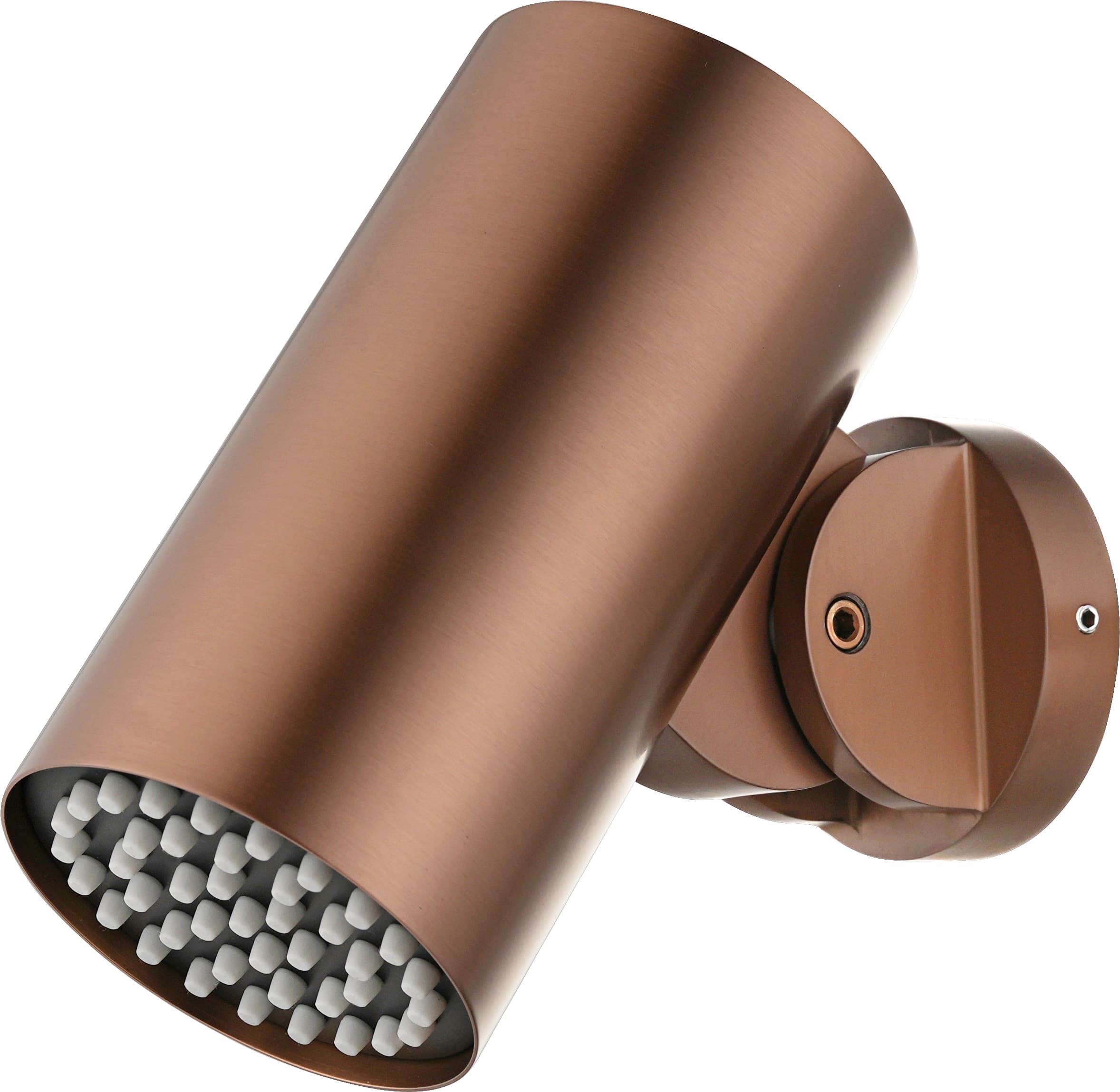 Κεφαλή Ντους Spotlight Στρογγυλή Imex Tube RDN007/ORC Ματ Rose Gold / Χαλκός PVD Ø76mm