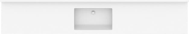 Νιπτήρας κρεμαστός Sanitec Monobloc 702 Quad Single 70-250cm