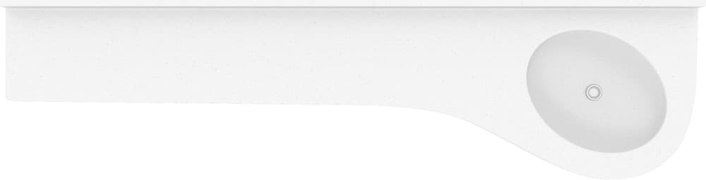 Νιπτήρας κρεμαστός Sanitec Monobloc 705 Free Wave Single 60-180cm