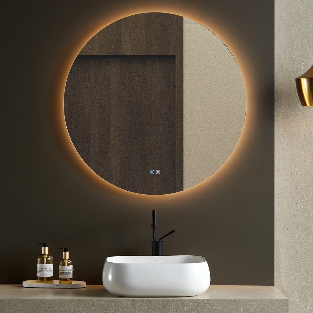 Καθρέπτης μπάνιου με Led Karag Sardes SARD80 6500K Ø80cm