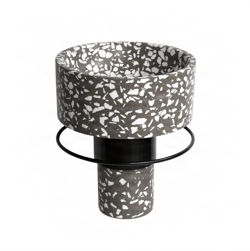Νιπτήρας κρεμαστός Urbi et Orbi Balcony Terrazzo Black Φ44×52cm