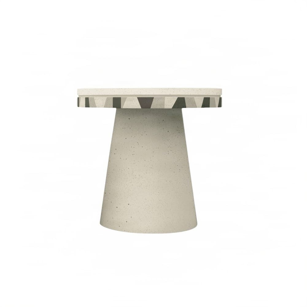 Τραπεζάκι Σαλονιού Urbi et Orbi Djembe High AMO / Ivory top Φ55×50cm