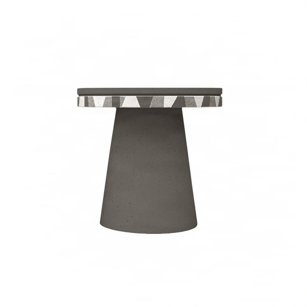 Τραπεζάκι Σαλονιού Urbi et Orbi Djembe High Anthracite Φ55×50cm