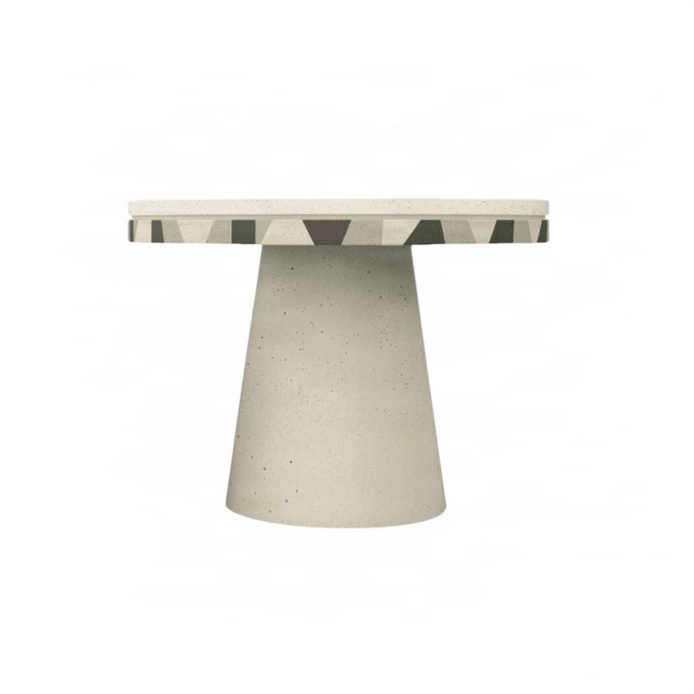 Τραπεζάκι Σαλονιού Urbi et Orbi Djembe High L AMO / Ivory top Φ70×50cm