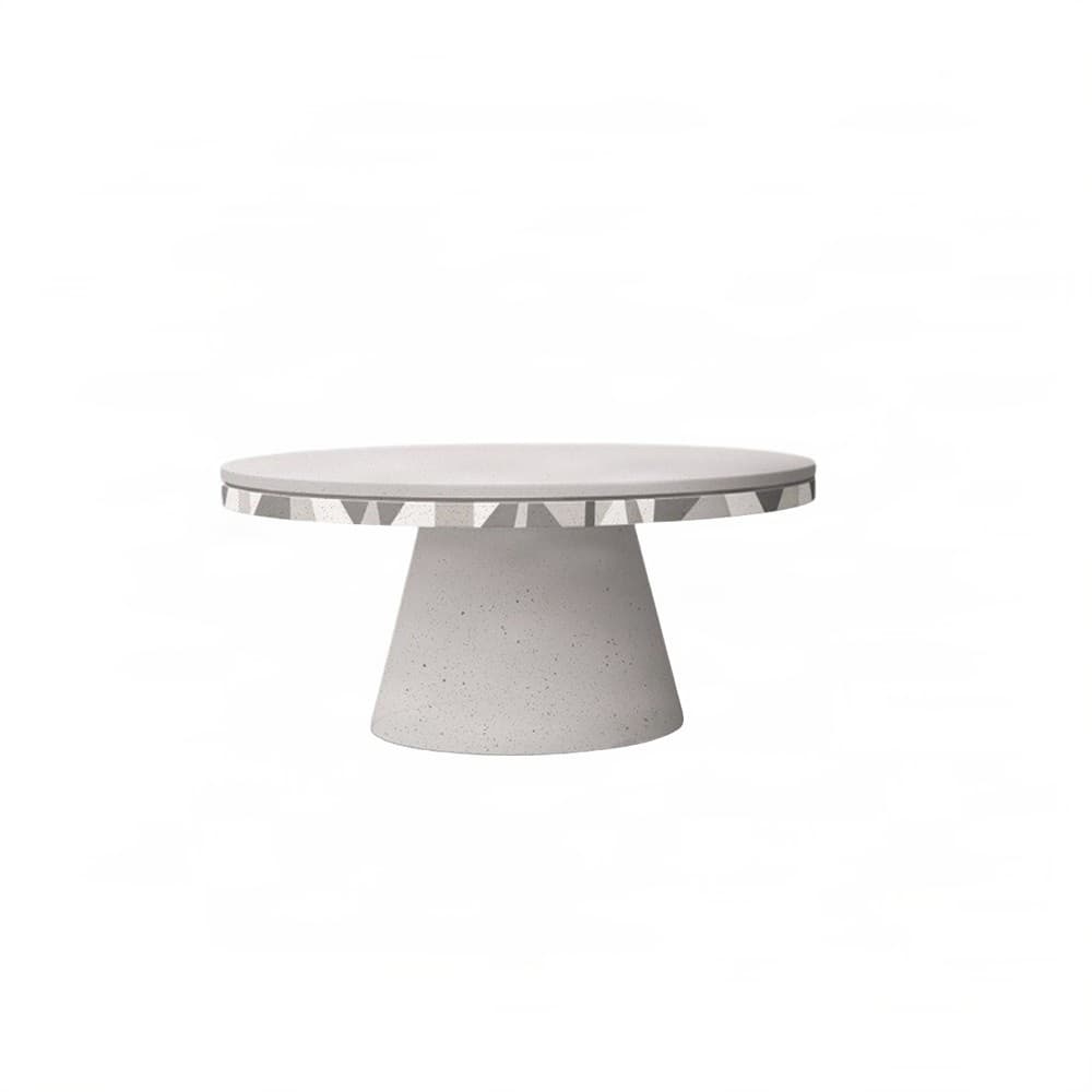 Τραπεζάκι Σαλονιού Urbi et Orbi Djembe Low Grey Φ70×34cm