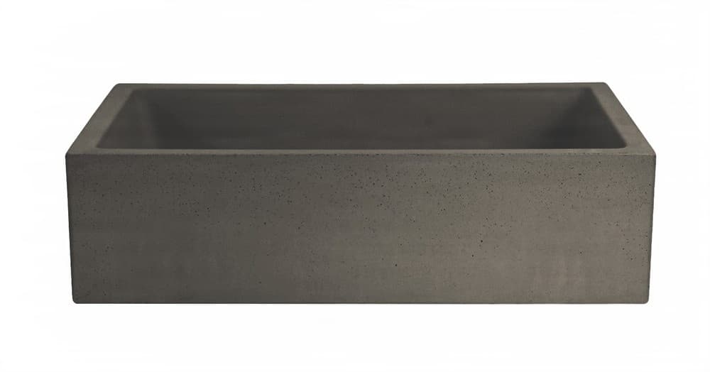 Νιπτήρας επιτραπέζιος Urbi et Orbi Immissio 60 Anthracite 59×39×16,5cm
