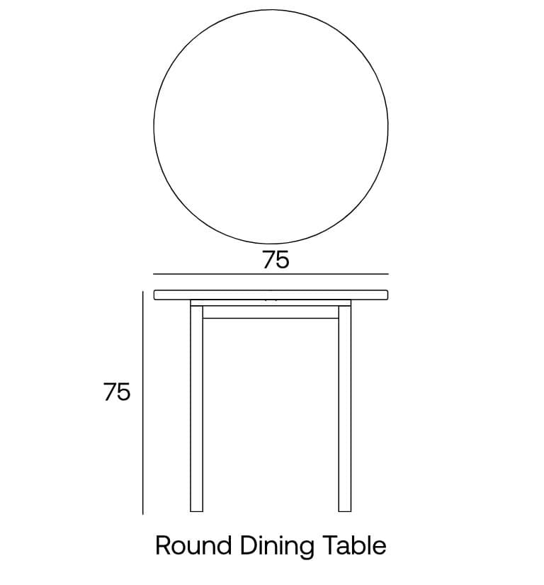 Urbi Et Orbi Legante Table Round Dining Table D