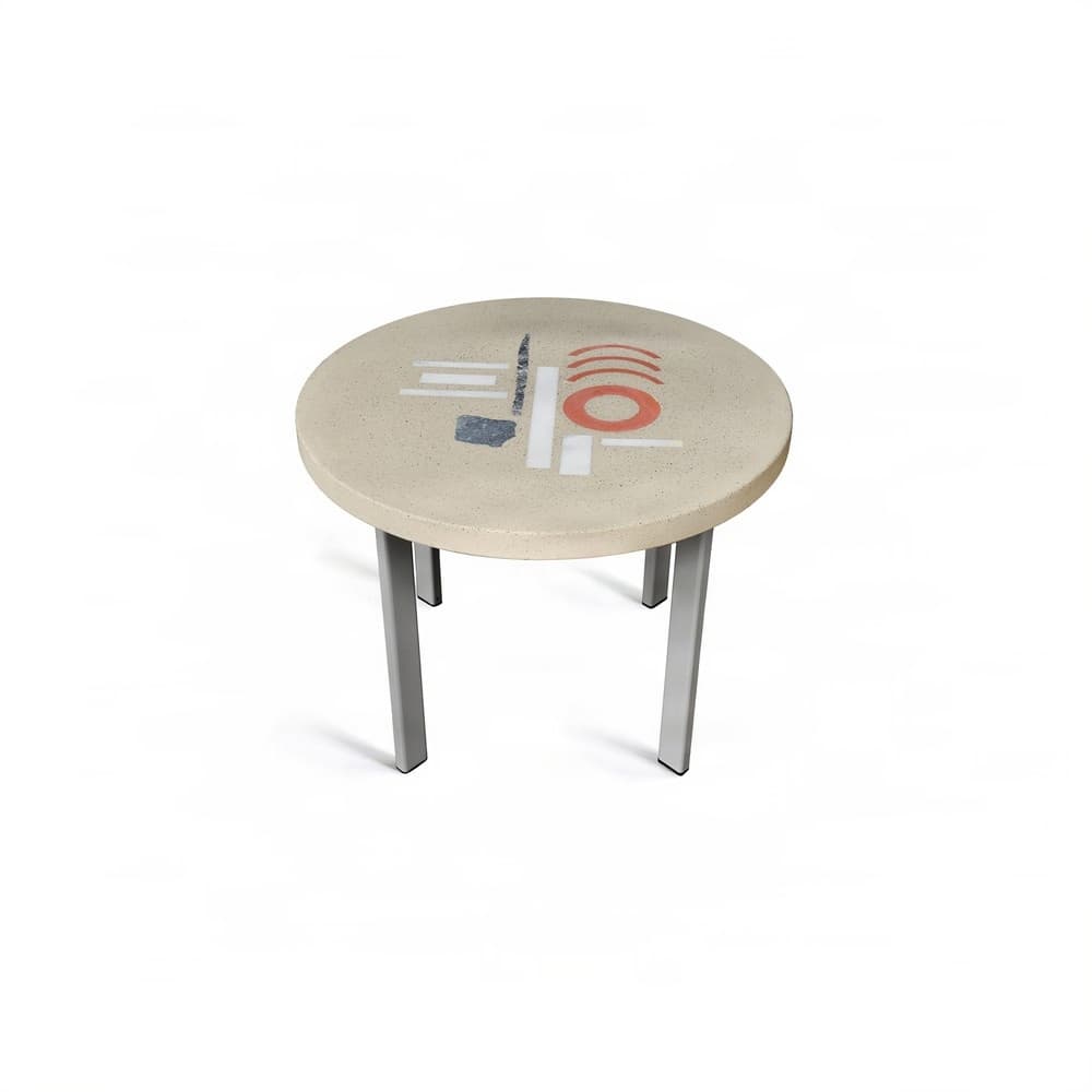 Βοηθητικό Τραπέζι Urbi et Orbi Legante Terrazzo Φ60×45cm