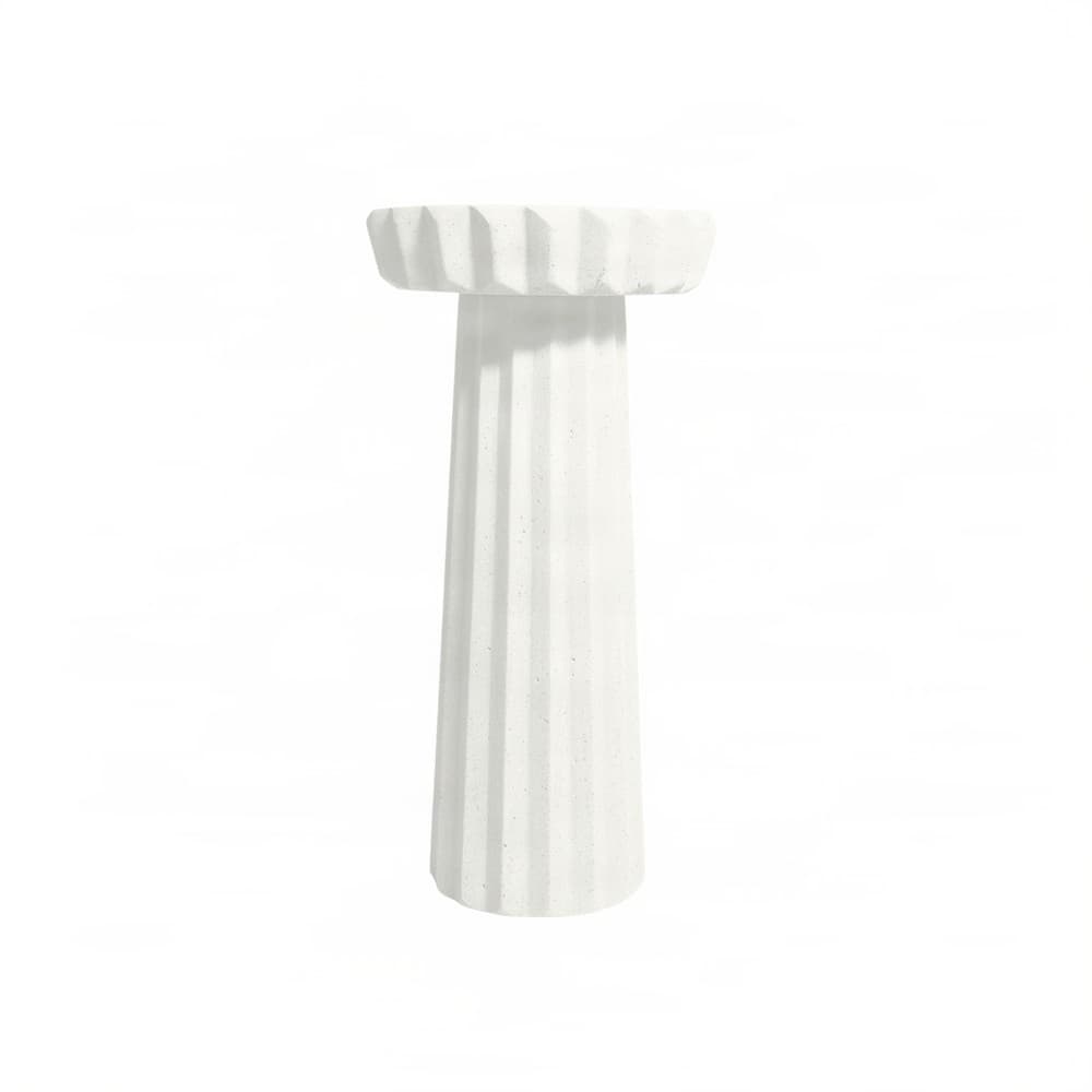 Κηροπήγιο Urbi et Orbi Siman Short Sand Ivory Φ14×28cm