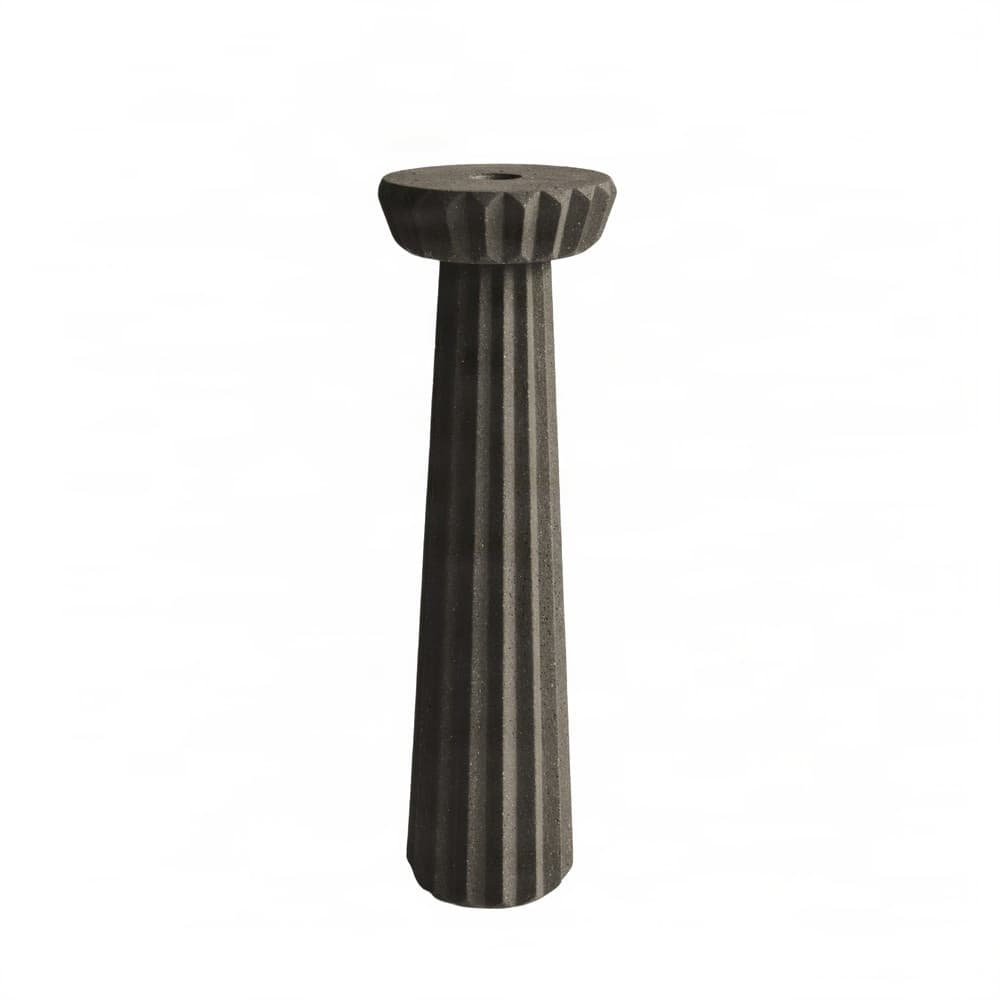 Κηροπήγιο Urbi et Orbi Siman Tall Sand Anthracite Φ11×36cm