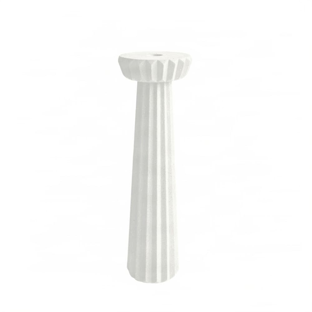Urbi Et Orbi Siman Candle Holder 36cm Sand Ivory