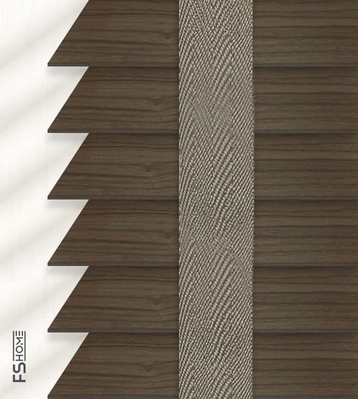 Ξύλινο Στόρι Anartisi Classic 70 50mm Καφέ Σοκολά - 4
