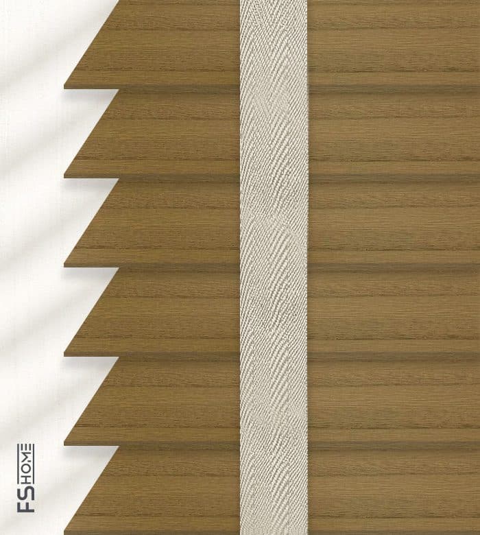 Ξύλινο Στόρι Anartisi Classic 72 50mm Καφέ Μπεζ - 3