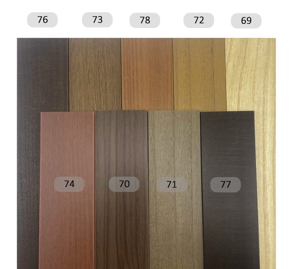 Ξύλινο Στόρι Anartisi Classic 70 50mm Καφέ Σοκολά - 5