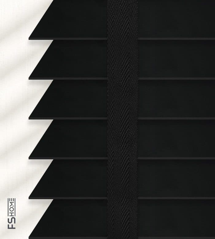 Ξύλινο Στόρι Anartisi Pastel 44 50mm Μαύρο Παστέλ - 3