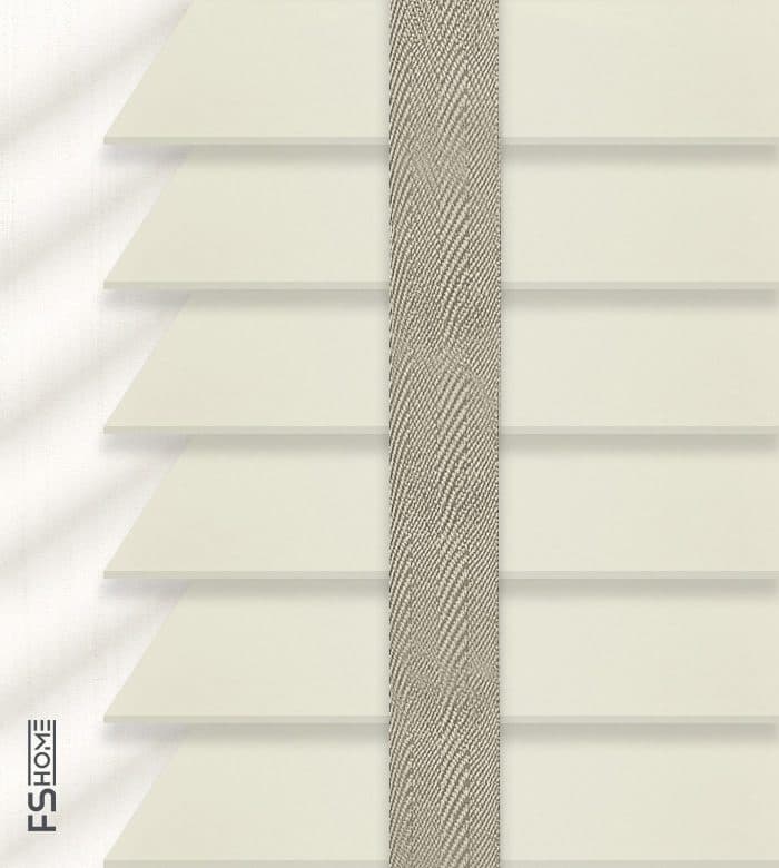 Ξύλινο Στόρι Anartisi Pastel 45 50mm Εκρού Παστέλ - 3