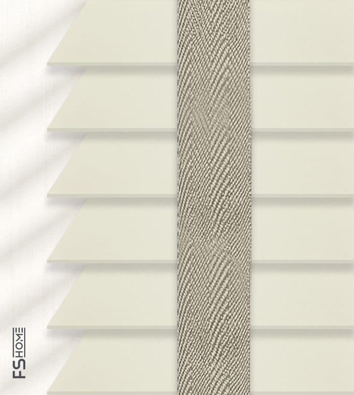 Ξύλινο Στόρι Anartisi Pastel 45 50mm Εκρού Παστέλ - 4