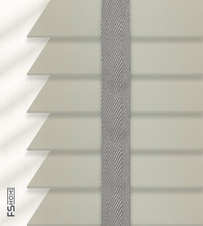 Ξύλινο Στόρι Anartisi Pastel 46 50mm Γκρι Ανοιχτό Παστέλ - 3