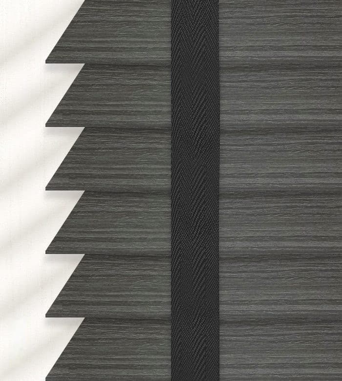 Ξύλινο Στόρι Anartisi Deco 95 50mm Γκρι Σκούρο με Νερά - 3
