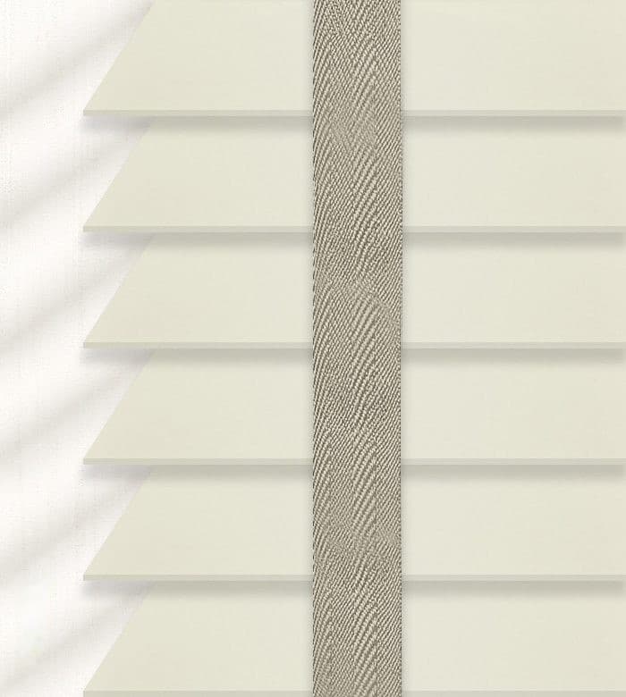 Ξύλινο Στόρι Anartisi Pastel 45 50mm Εκρού Παστέλ - 3
