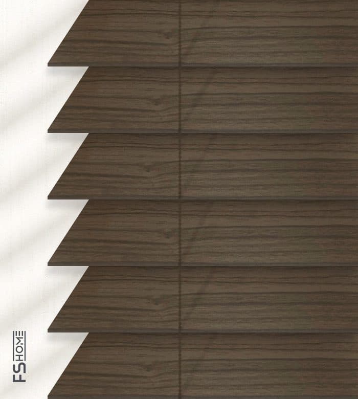 Ξύλινο Στόρι Anartisi Classic 70 50mm Καφέ Σοκολά - 1