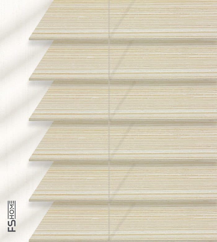 Ξύλινο Στόρι Anartisi Distressed 14 50mm Λευκό με Ρίγες