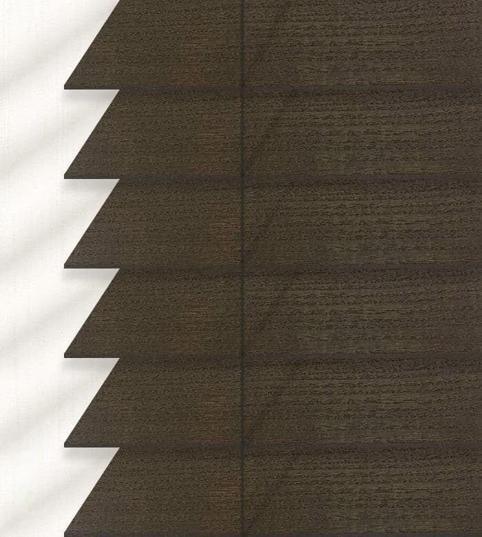 Ξύλινο Στόρι Anartisi Classic 76 50mm Καφέ Σκούρο