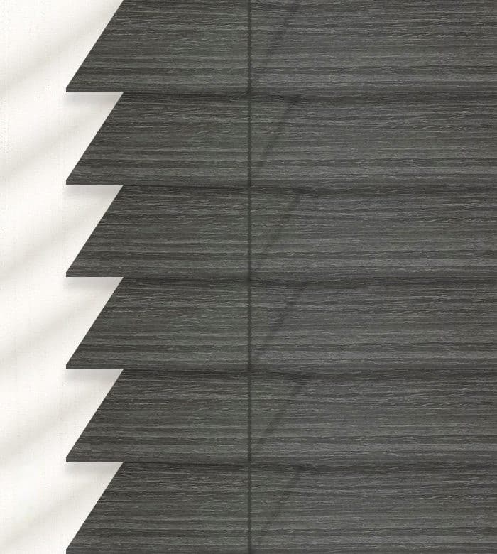 Ξύλινο Στόρι Anartisi Deco 95 50mm Γκρι Σκούρο με Νερά