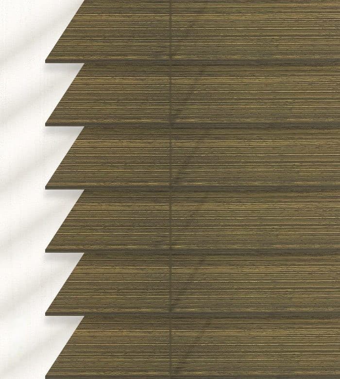 Ξύλινο Στόρι Anartisi Distressed 15 50mm Καφέ με Σκούρες Ρίγες