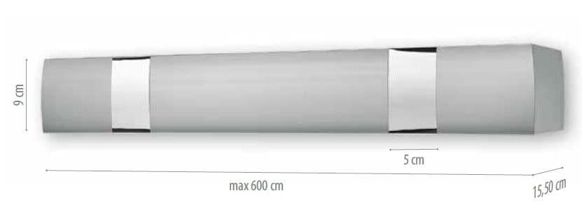 Μετόπη Αλουμινίου Anartisi MA61 Ίνοξ / Χρώμιο Φ90mm - 2