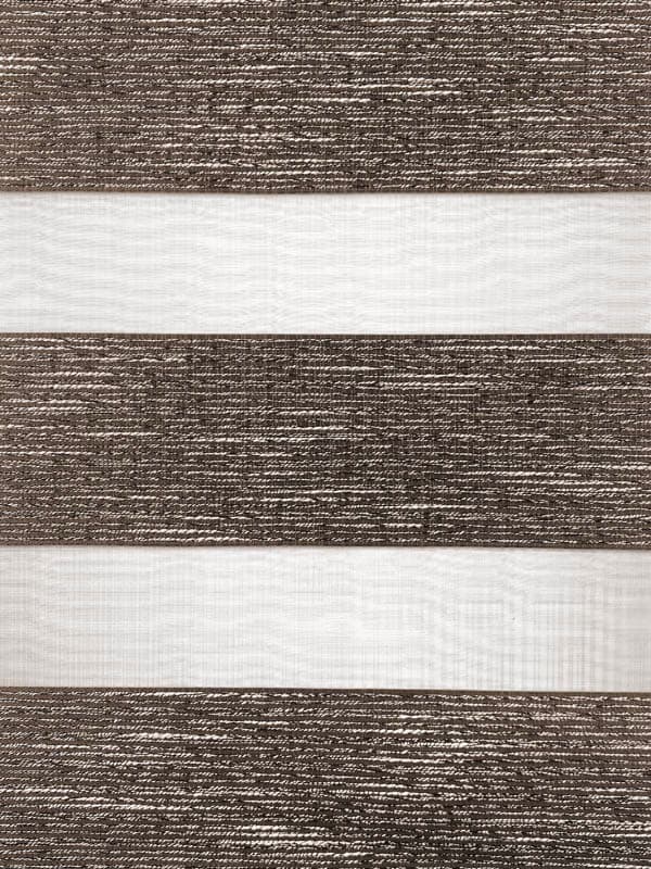 Ρολοκουρτίνα Διπλή Μέρα / Νύχτα Anartisi Zebra ZX 249 Καφέ με εκρού