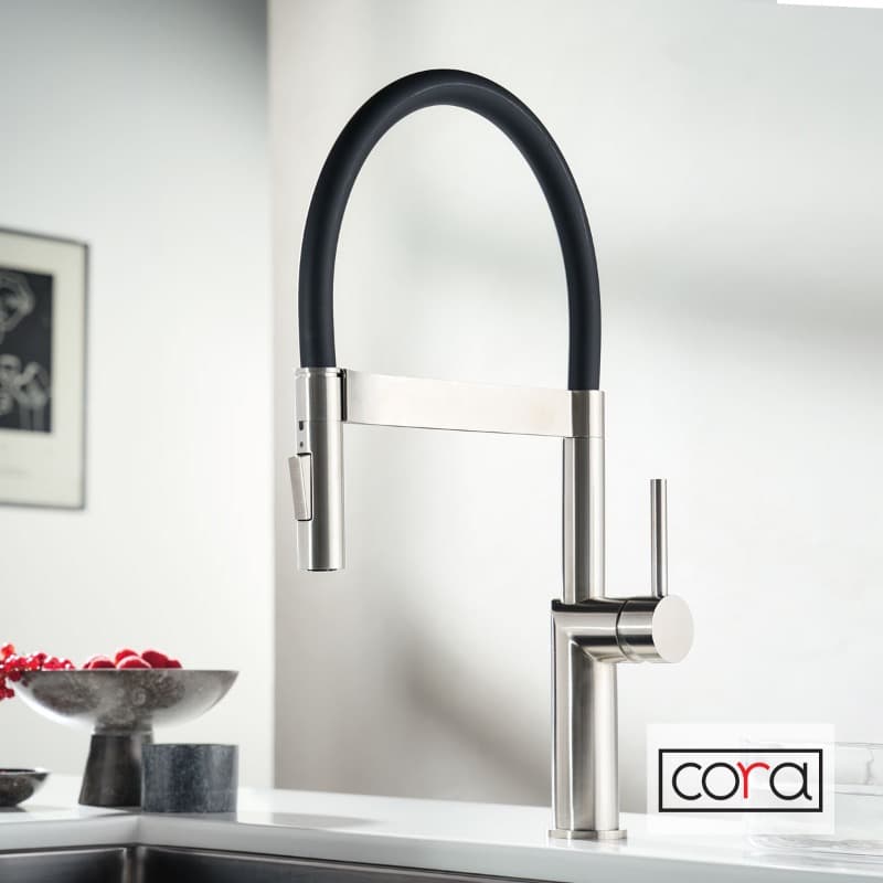 Μπαταρία κουζίνας Cora 63640-111 Inox Brushed Υ47,5cm - 2