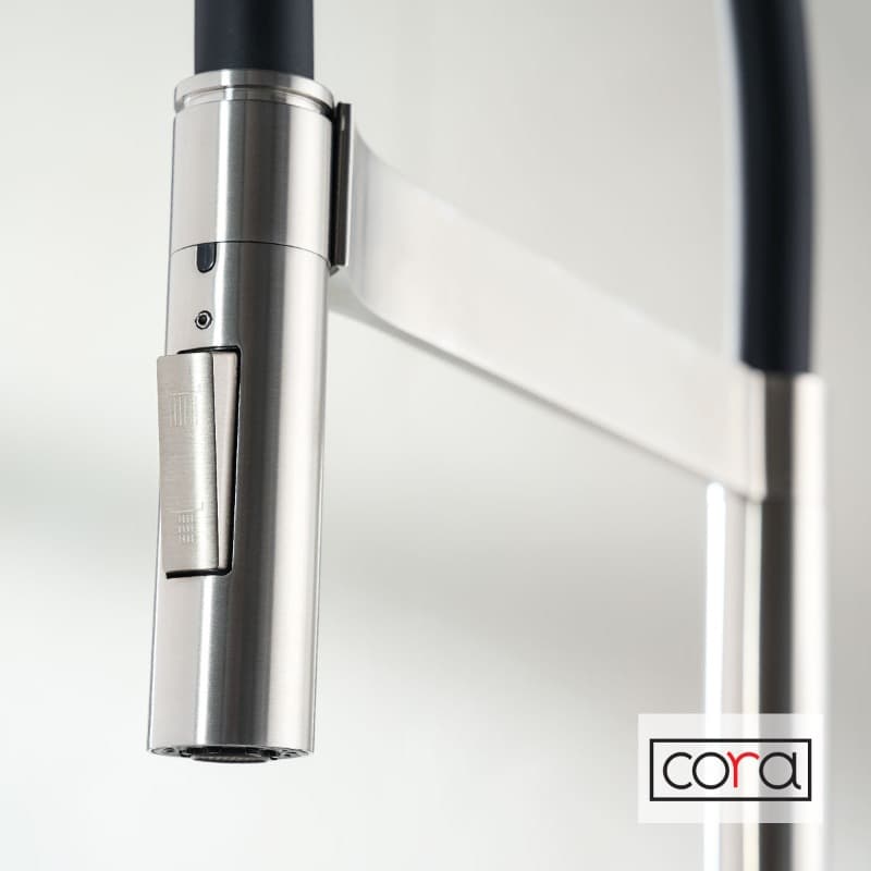 Μπαταρία κουζίνας Cora 63640-111 Inox Brushed Υ47,5cm - 3