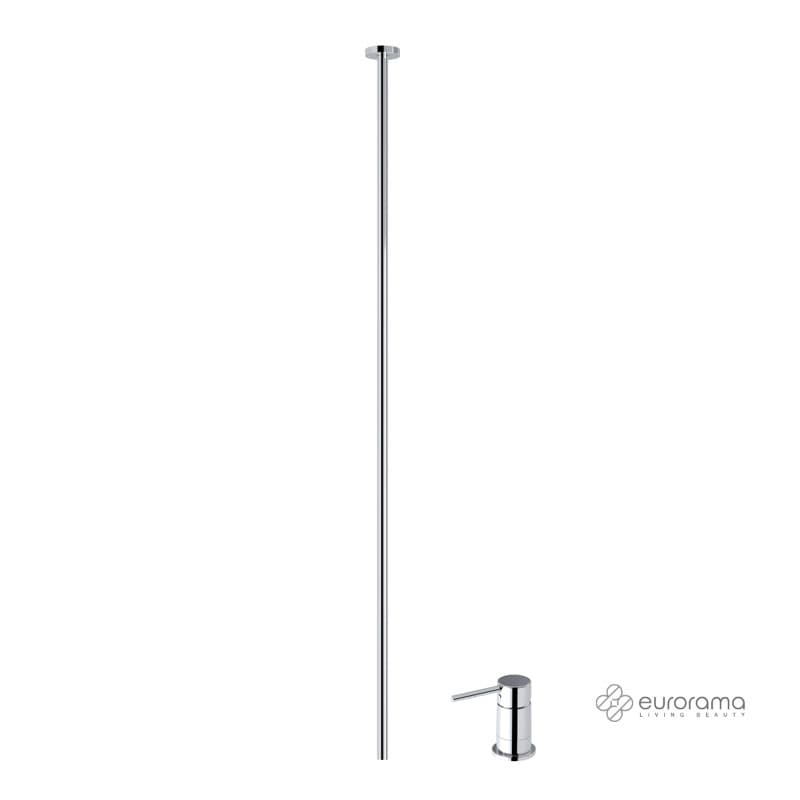 Μπαταρία Νιπτήρος οροφής Eurorama R6826-100 + R5309-100 Χρώμιο (130cm)