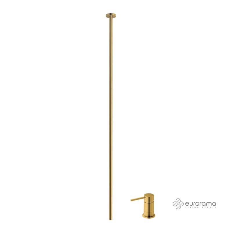 Μπαταρία Νιπτήρος οροφής Eurorama R6826-201 + R5309-201 Light Gold Brushed (130cm)