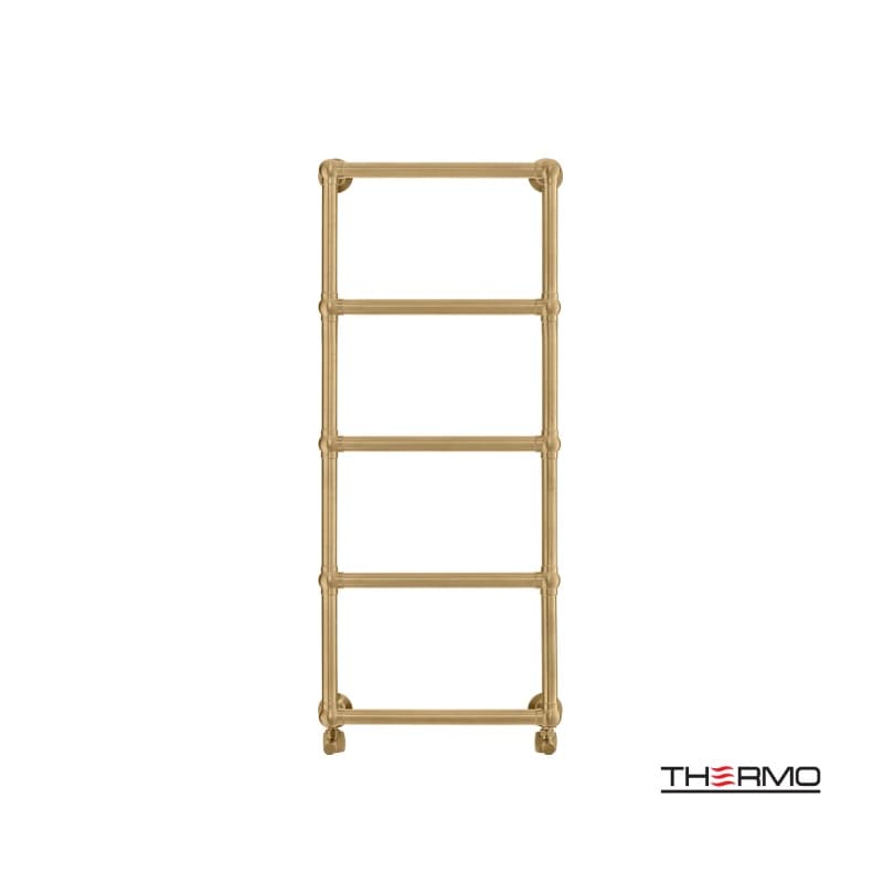 Θερμαινόμενη πετσετοκρεμάστρα Thermo Adelphi ADE11549-211 Brushed Brass (Gold) PVD 49,4x115,2cm Kcal/h: 230