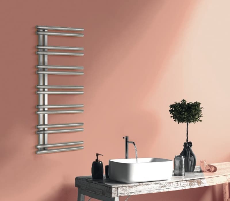 Θερμαινόμενη πετσετοκρεμάστρα Thermo Solo SOL12050-111 Inox Brushed 50x120cm Kcal/h: 382 - 2
