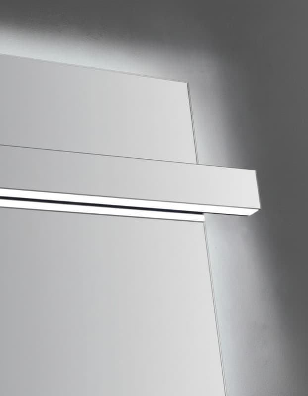 Καθρέπτης μπάνιου με Led & απλίκα Luminor Clip 50 50x110cm - 2