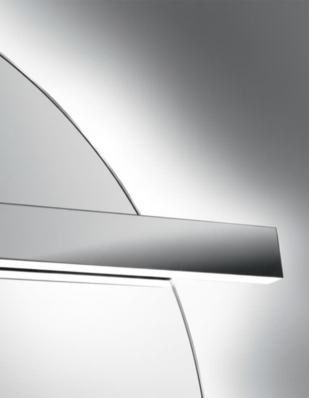 Καθρέπτης μπάνιου με Led & απλίκα Luminor Milo 75 Φ75cm - 2