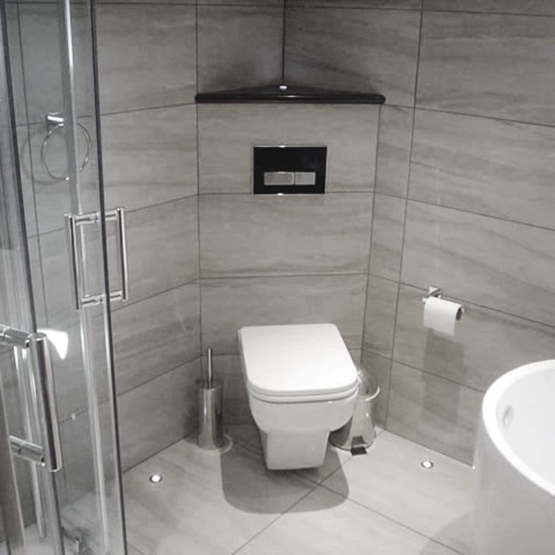 Πλακέτα χειρισμού easy-touch Wisa Vivente F390-400 Μαύρο κρύσταλλο / Χρώμιο 24,7x16,5cm - 3