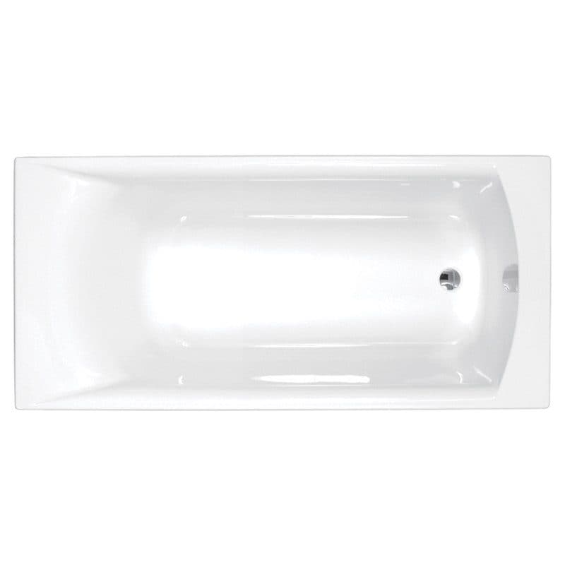 Μπανιέρα ευθύγραμμη Carron Delta 400-424C Λευκό 140x70cm - 2