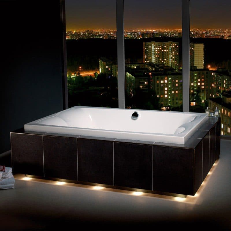 Μπανιέρα ευθύγραμμη Carron Celsius Duo 400-452CC Λευκό 200x140cm - 2
