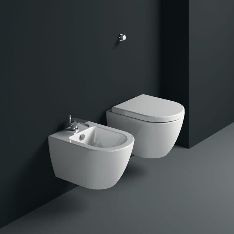 Μπιντέ κρεμαστός GSI Pura 8864-300 Λευκό 36x50cm - 3