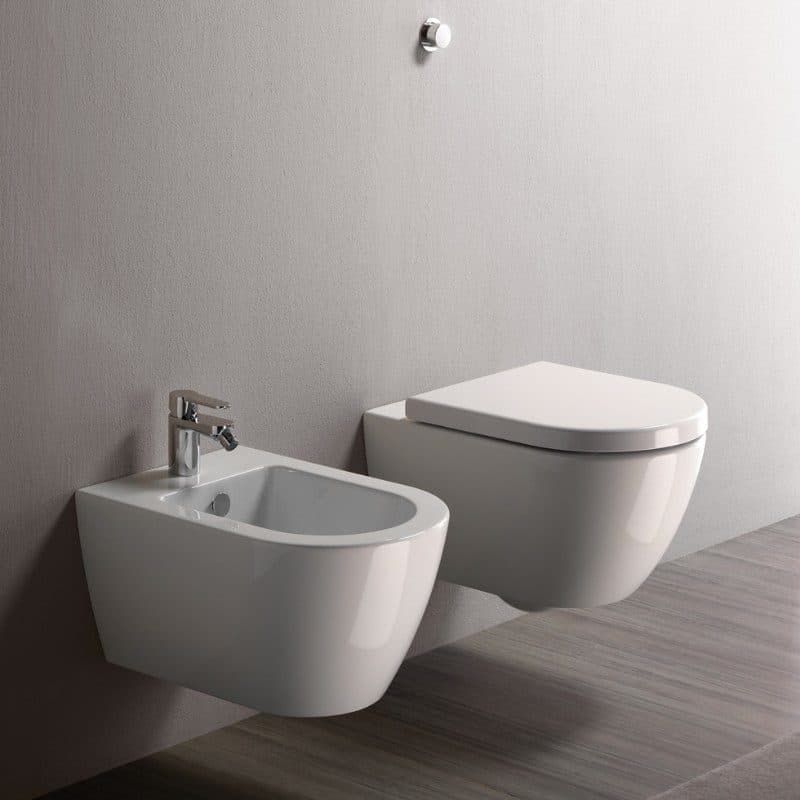 Μπιντέ κρεμαστός GSI Pura 8865-300 Λευκό 36x55cm - 3