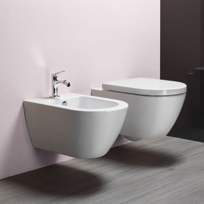 Μπιντέ κρεμαστός GSI Pura 8865-300 Λευκό 36x55cm - 4