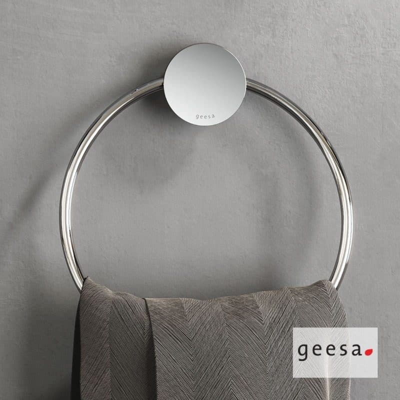 Κρίκος Πετσέτας Geesa Opal 7204-100 Χρώμιο 18,2x1,9x20,1cm - 2