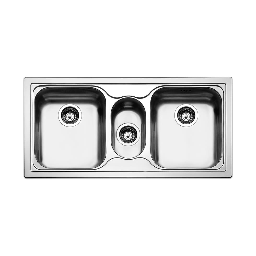 Νεροχύτης κουζίνας ανοξείδωτος Apell Venezia 8312-110 Inox Σατινέ λείο 100×50 (ένθετος)