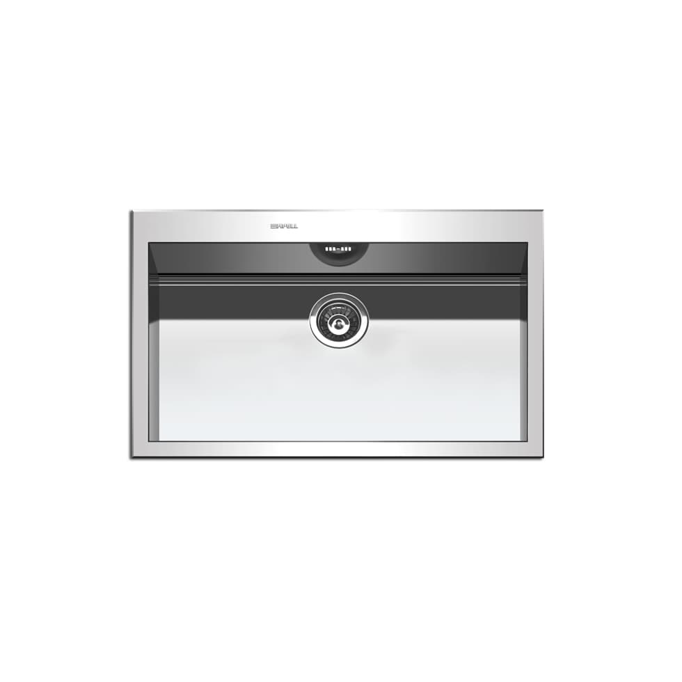 Νεροχύτης κουζίνας ανοξείδωτος Apell Amalthea 9672-110 Inox Σατινέ λείο 79×50 (ένθετος)