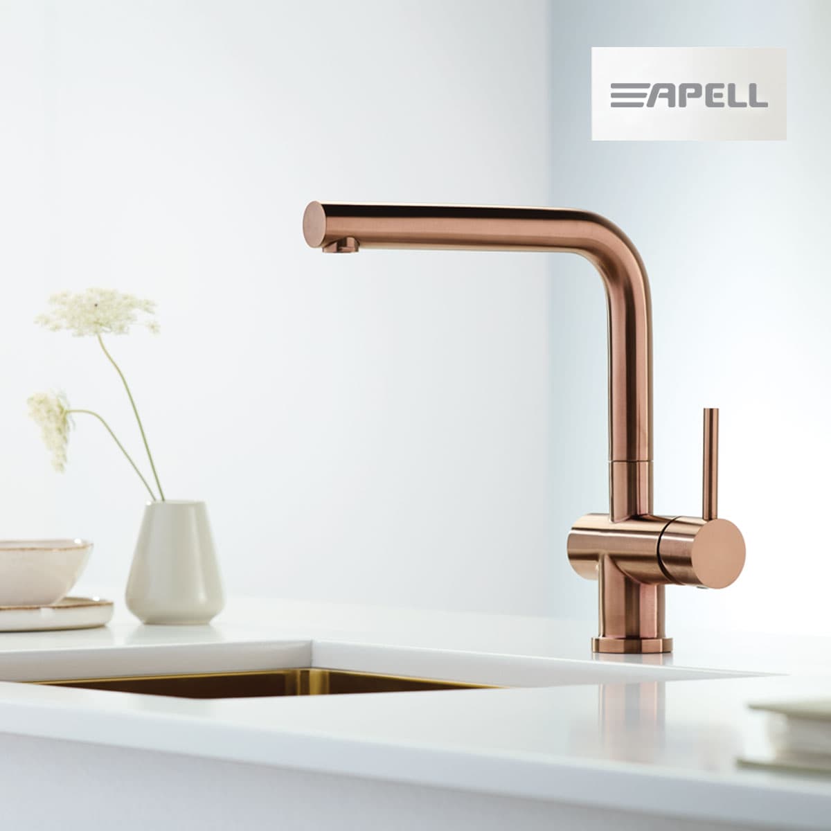 Μπαταρία κουζίνας Apell AP6030-222 Rame PVD Υ29,5cm